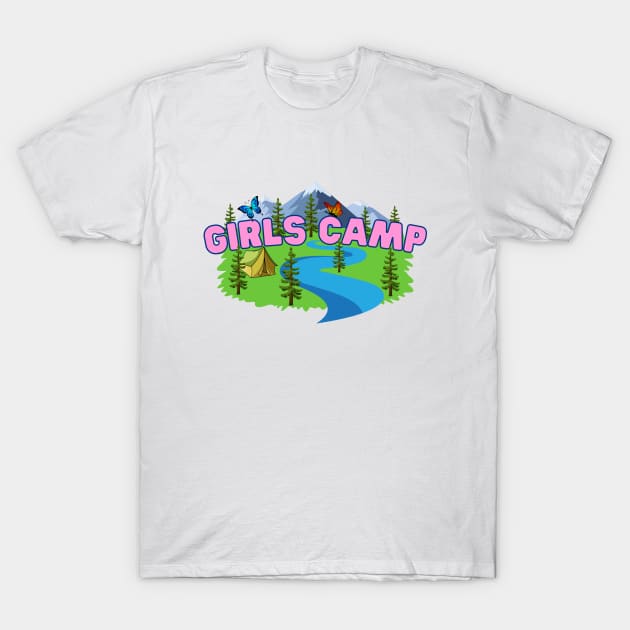 Girls Camp T-Shirt by House of Morgan